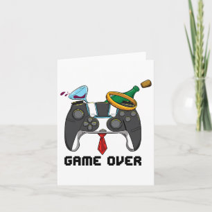Game Over Trouwen Bachelor Party Groom Valentijns Kaart