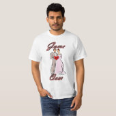 Game Over Trouwen T-shirt (Voorkant volledig)