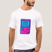 Game Over Try Again – Retro Pixel Gamer  T-shirt (Voorkant)