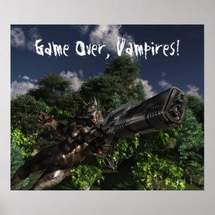 Game over, Vampiers. Poster