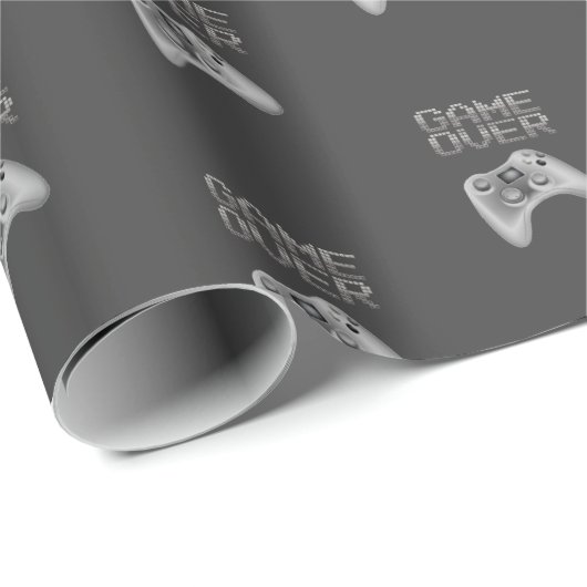 Game over verpakkingspapier cadeaupapier (Rol Hoek)