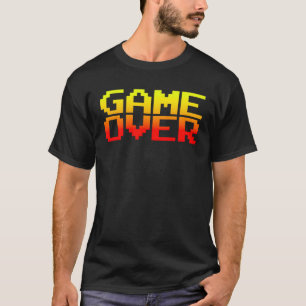 Game Over Video Games Gamer Game Over Voor Mannen T-shirt