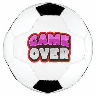 GAME OVER Voetbal Bal
