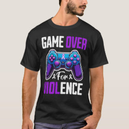 Game over voor geweld t-shirt