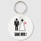 GAME OVER Wedding Sleutelhanger (Voorkant)