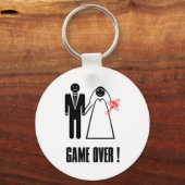 GAME OVER Wedding Sleutelhanger (Voorkant)