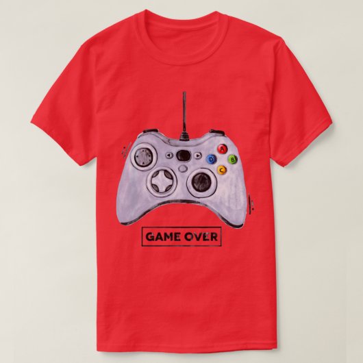 Game over X T-shirt (Design voorkant)