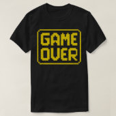 GAME OVER YellowWorn T-shirt (Design voorkant)