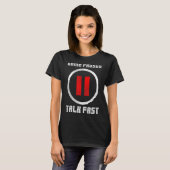 Game Paused Talk Fast Controller Gaming PC Video G T-shirt (Voorkant volledig)
