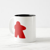 Game Piece Tweekleurige Koffiemok (Voorkant links)