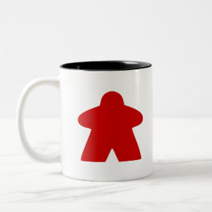 Game Piece Tweekleurige Koffiemok