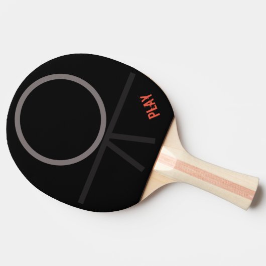 Game Ping Pong Paddle Tafeltennisbatje (Zijkant)