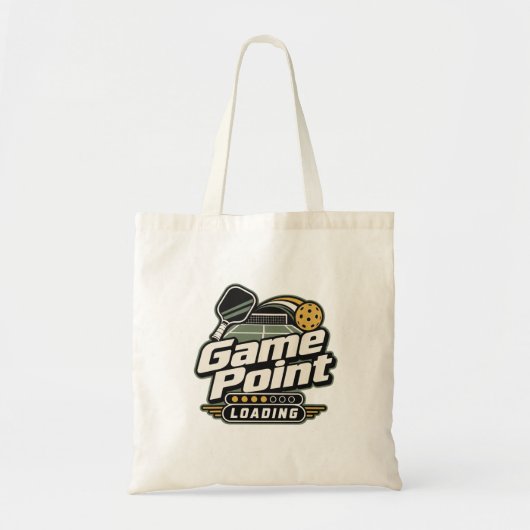 Game Point Loading | Pickleball Cadeau Tote Bag (Voorkant)