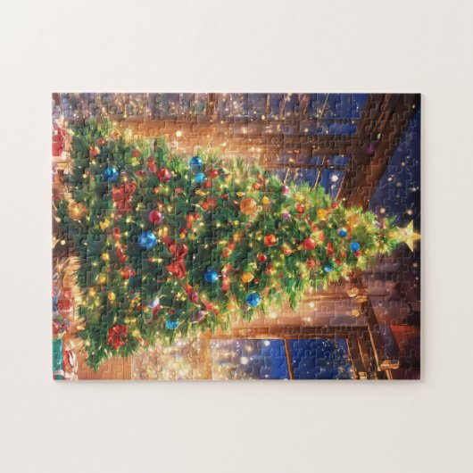 Game Puzzle-kerstboom Legpuzzel (Horizontaal)