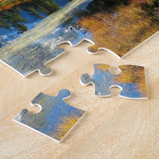 Game Puzzle-Mountain Lake Legpuzzel (Zijkant)