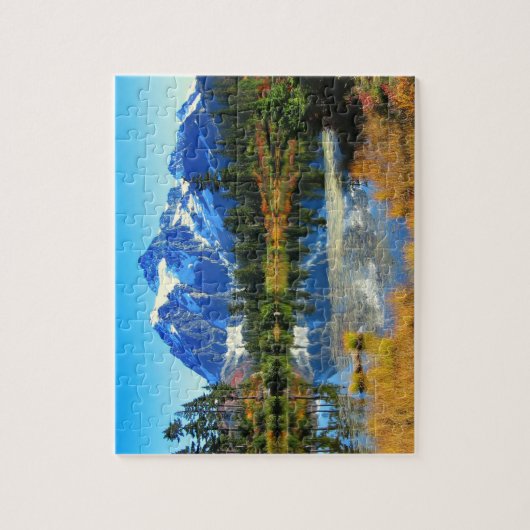 Game Puzzle-Mountain Lake Legpuzzel (Verticaal)