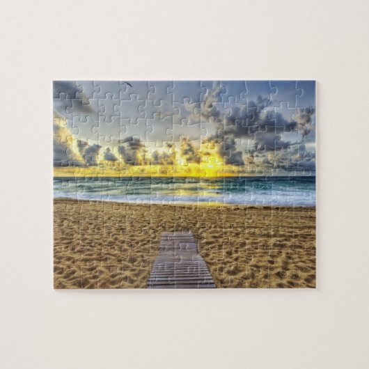 Game Puzzle Ocean Sunset Legpuzzel (Horizontaal)