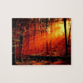 Game Puzzle-Sunset Forest Scene Legpuzzel (Horizontaal)