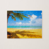 Game Puzzle-Tropisch strand Legpuzzel (Horizontaal)