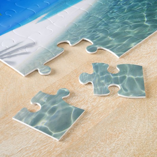 Game Puzzle tropisch strand Legpuzzel (Zijkant)