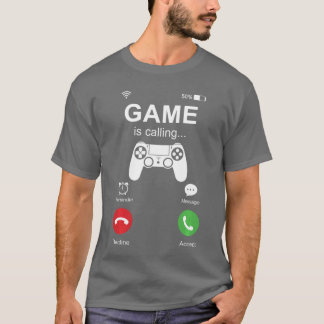 Game roept grappige gamer videogames gamen mannen t-shirt