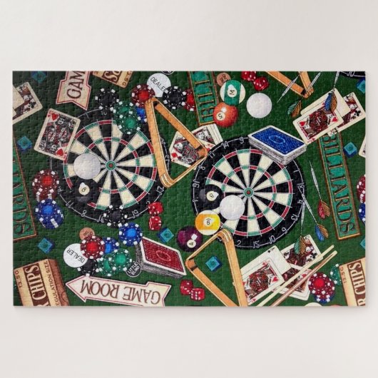 Game Room Billiards Legpuzzel (Horizontaal)