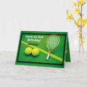 🎾Game-Set-Birthday: een Ace-viering Kaart (Gele Bloem)