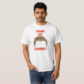 Game Set Clooney T-shirt (Voorkant volledig)