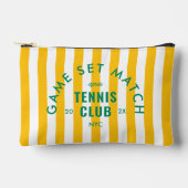 Game Set Match Après Tennis Club Yellow Stripe Etui (Voorkant)