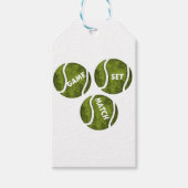 GAME SET MATCH CADEAULABEL (Voorkant)