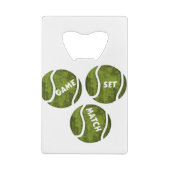 GAME SET MATCH CREDITKAART FLESSENOPENER (Achterkant)