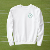 Game Set Match Groene Monogram Dames Tennis Wits Trui