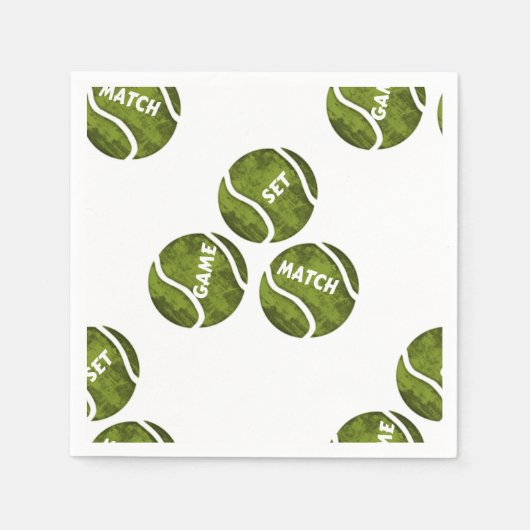 GAME SET MATCH SERVETTEN (Voorkant)