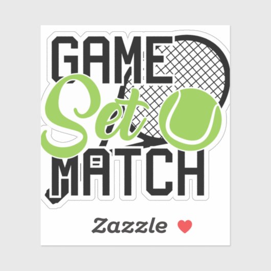 Game set match sticker (Vel)