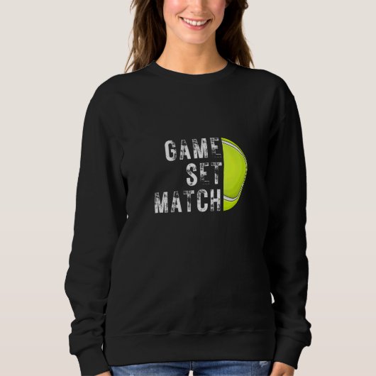 Game Set Match Tennis 1 Trui (Voorkant)