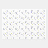 Game Set Match Tennis Gift Wrap Inpakpapier Vel (Voorkant 2)