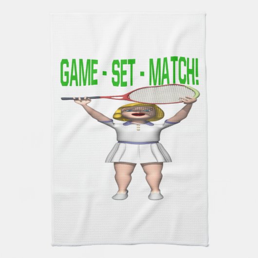 Game Set Match Theedoek (Verticaal)