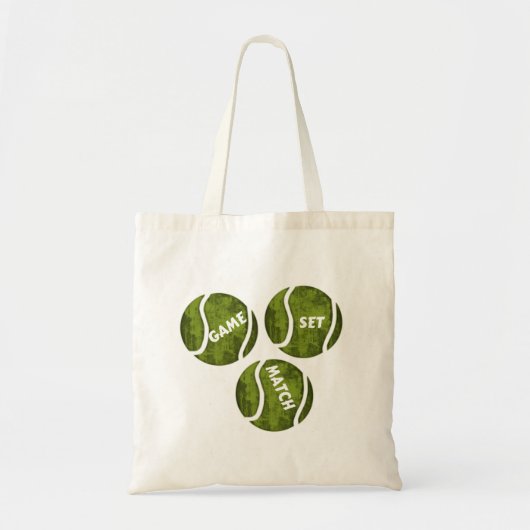 GAME SET MATCH TOTE BAG (Voorkant)
