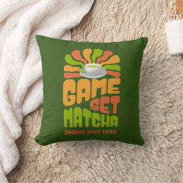 GAME SET MATCHA Fun Latte Drinker Kussen