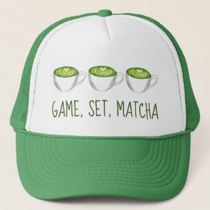 Game Set Matcha Green Tea Latte Foodie Trucker Pet