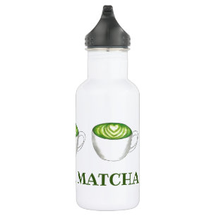 Game Set Matcha Green Tea Latte Foodie Waterfles