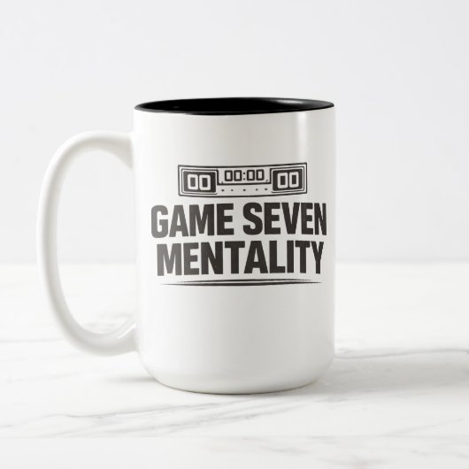Game Seven Mentality Tweekleurige Koffiemok (Links)