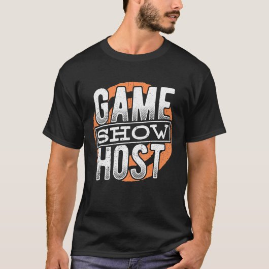 Game Show Host Party Trivia Night Gamer Entertain T-shirt (Voorkant)