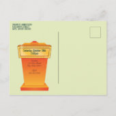 Game Show Nachtfeestuitnodiging Uitnodiging Briefkaart (Achterkant)