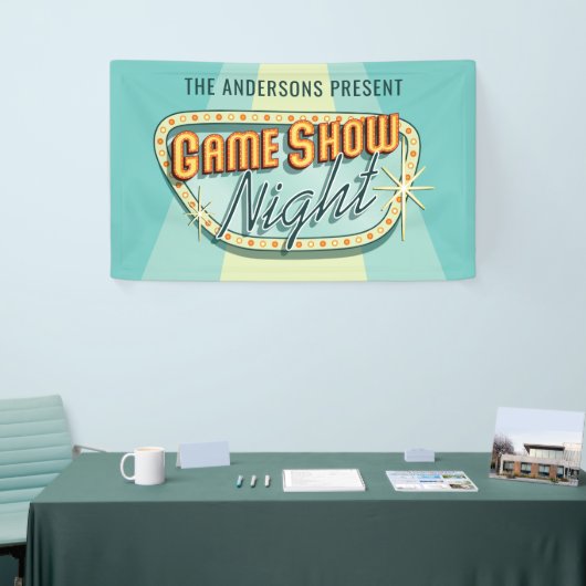 Game Show Night Party Banner (Beurs)