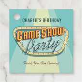 Game Show Party Favor Labels (Voorkant)