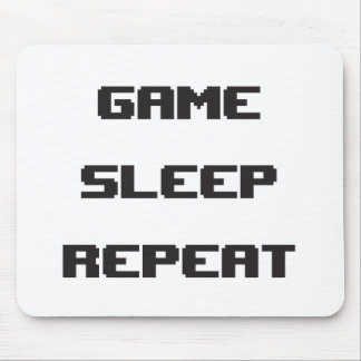 Game Sleep Repeteren Mouspad Muismat