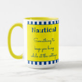 Game Stijl Nautisch Thema Mok (Links)