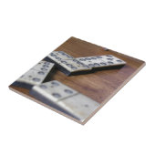 Game Table Domino Dominoes Wood Oud spel Tegeltje (Zijkant)