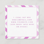 Game Tester Ontwikkelaar Retro Controller Gadget P Vierkante Visitekaartje (Achterkant)